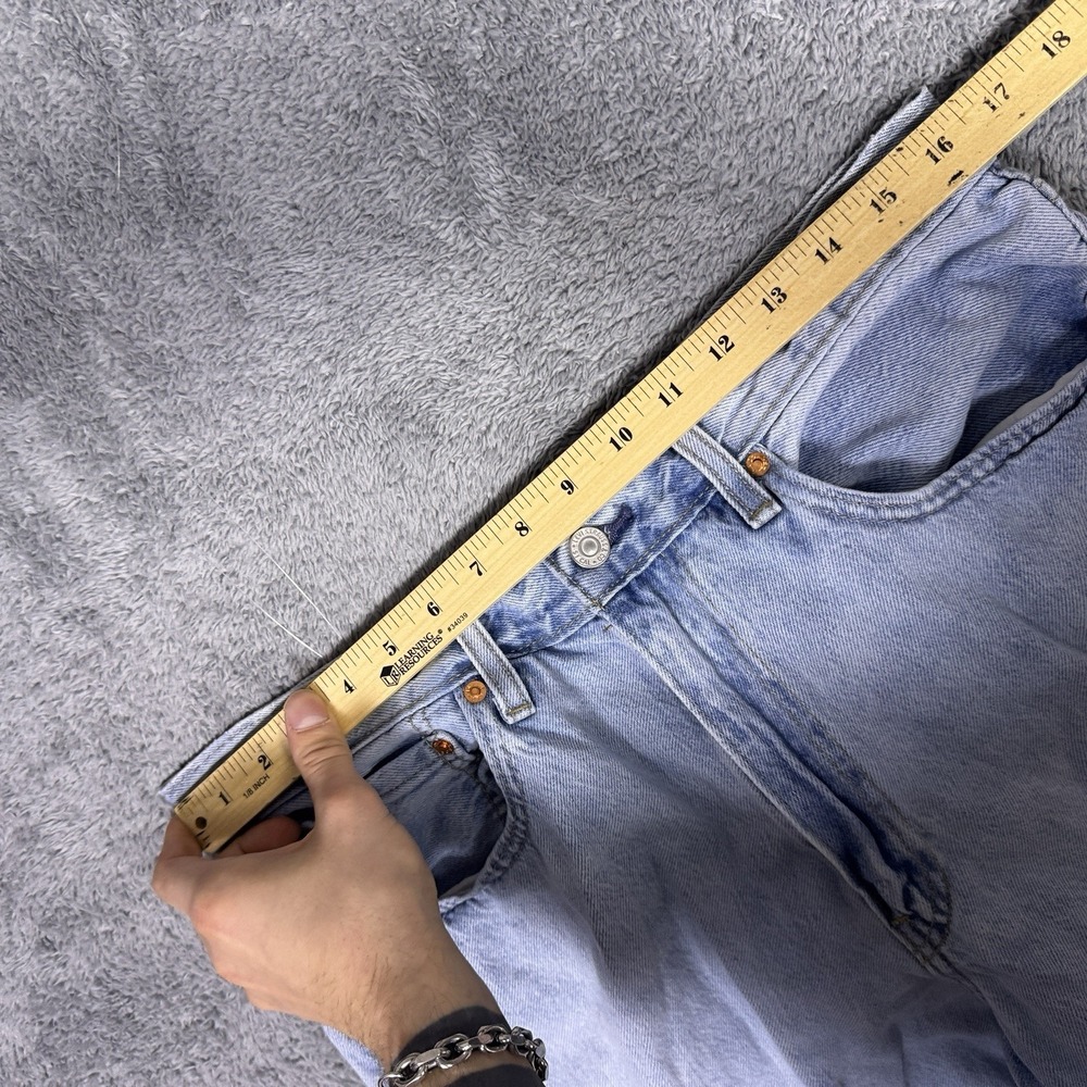 Levis 578 Jeans Mens 32x30 Light Wash Baggy Denim Skater Y2K Stovepipe Premium - Picture 11 of 15
